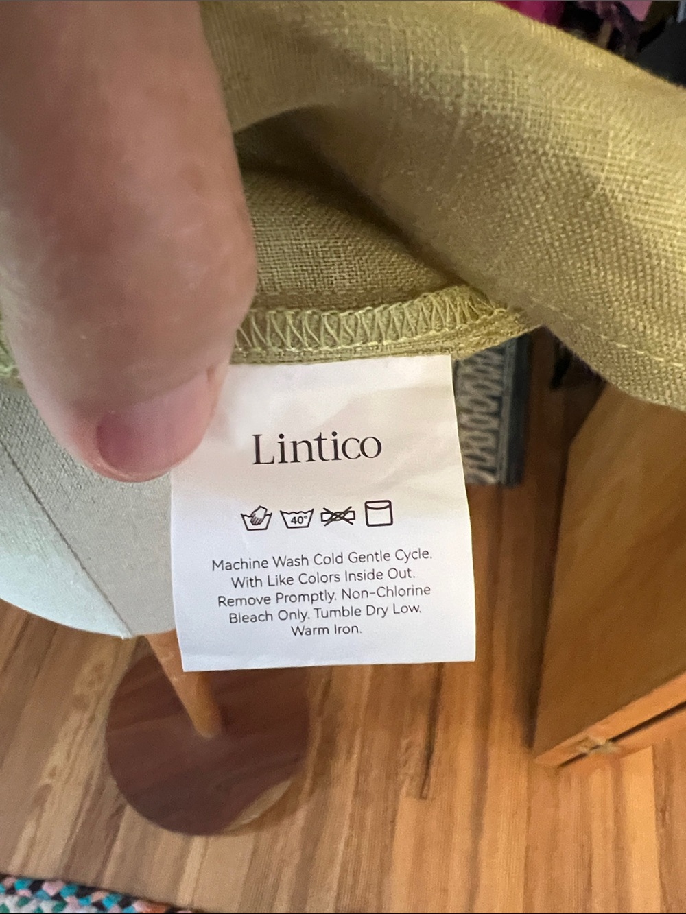 Linen top with Rolled Neck - Picture 11 of 16